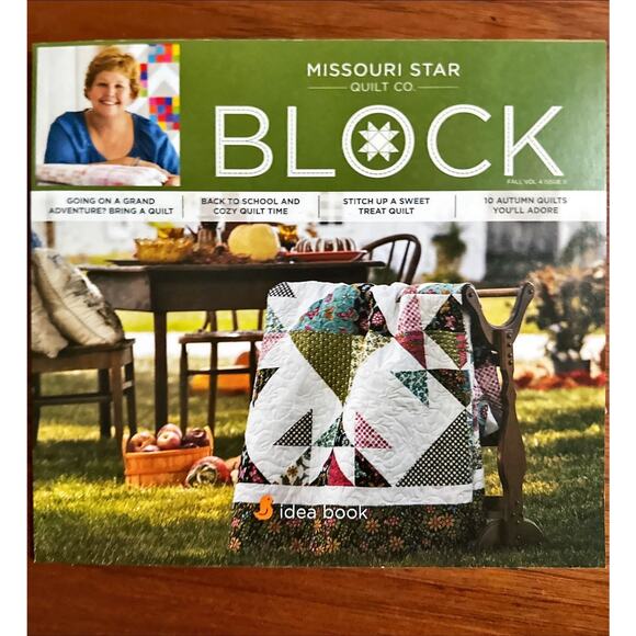 Missouri Star Quilt Co. BLOCK Magazine Fall 2017: Volume 4 Issue 5 Book - Picture 1 of 4